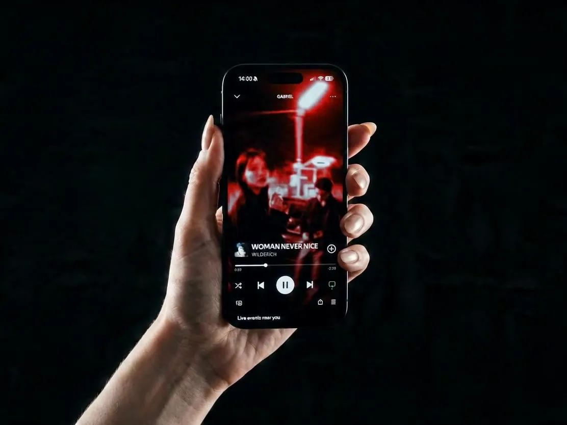 Wilderich visualizer in a streaming player